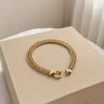 צמיד שמיניות רוחב 6.5 מ״מ זהב 14k
