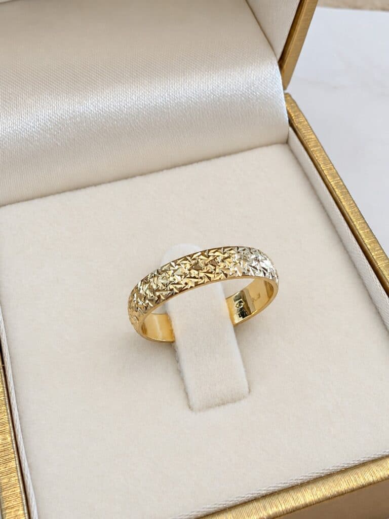טבעת נישואין זהב 14k – R148