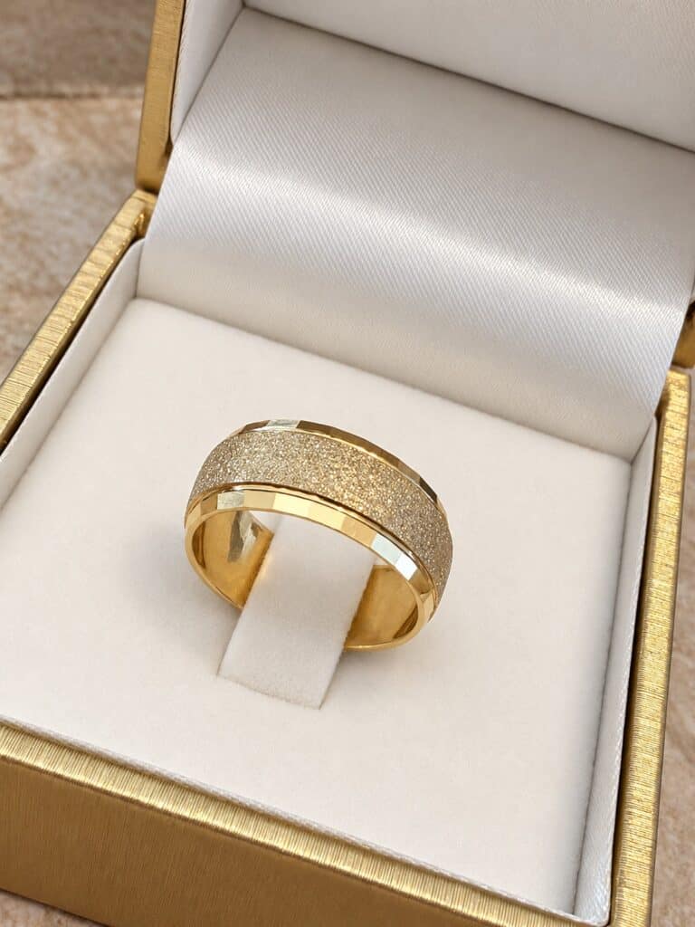 טבעת נישואין זהב 14k – R160